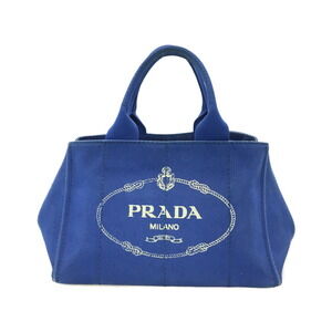 Prada Canapa Logo Tote Shoulder bag Blue